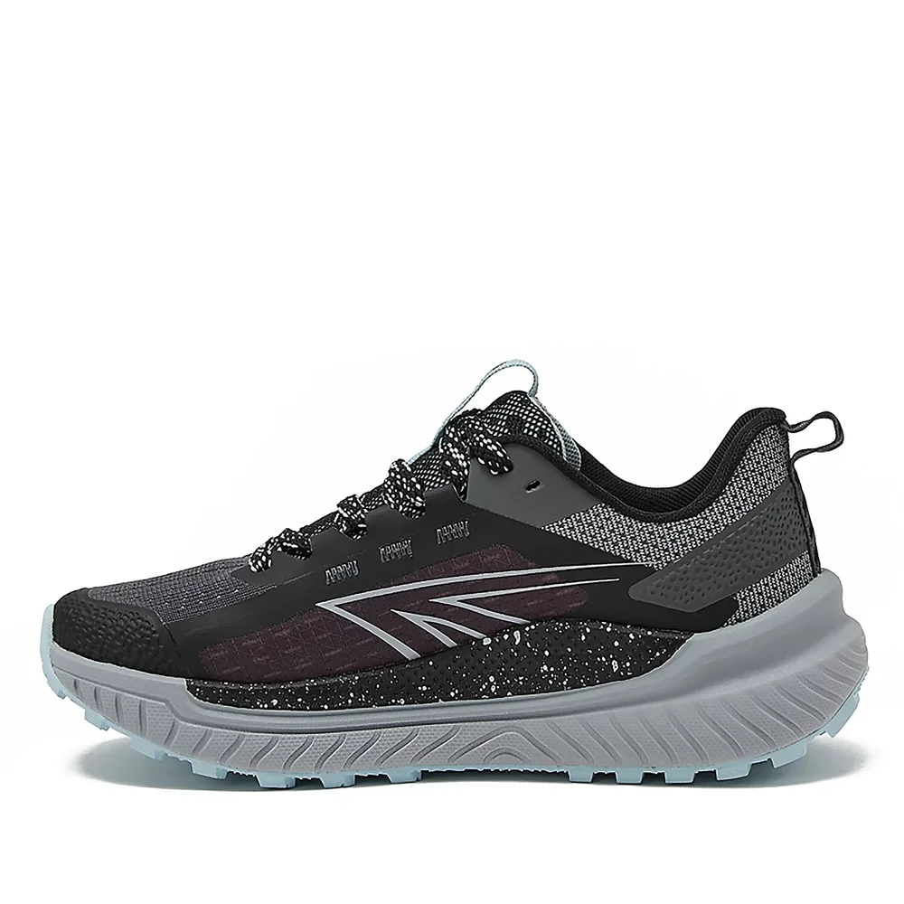 Hi-Tec Women's Black and Gray Trail‎ Running Shoes NWT Hiking Sneakers